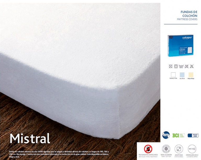 Funda de colchón elástica Mistral
