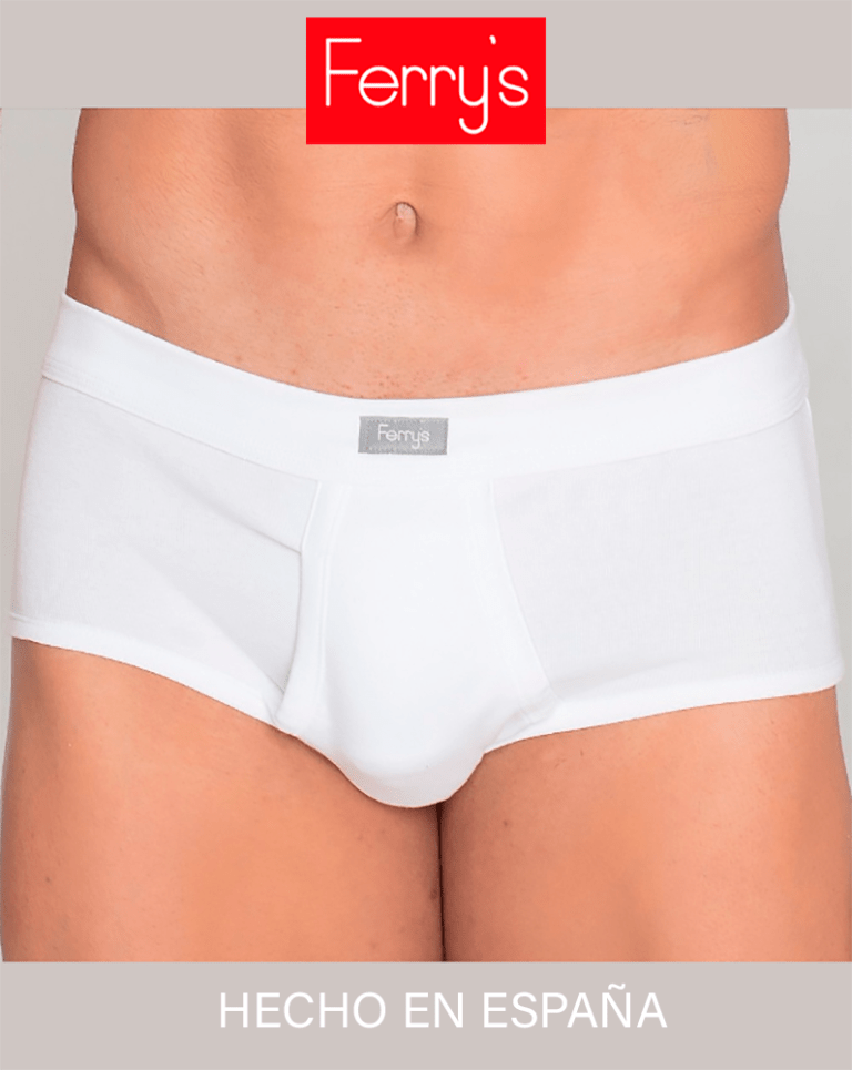 Slip Ferrys con abertura de algodón peinado