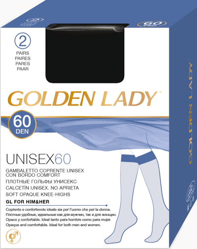 Pack x2 Ejecutivos UNISEX 60den GOLDEN LADY